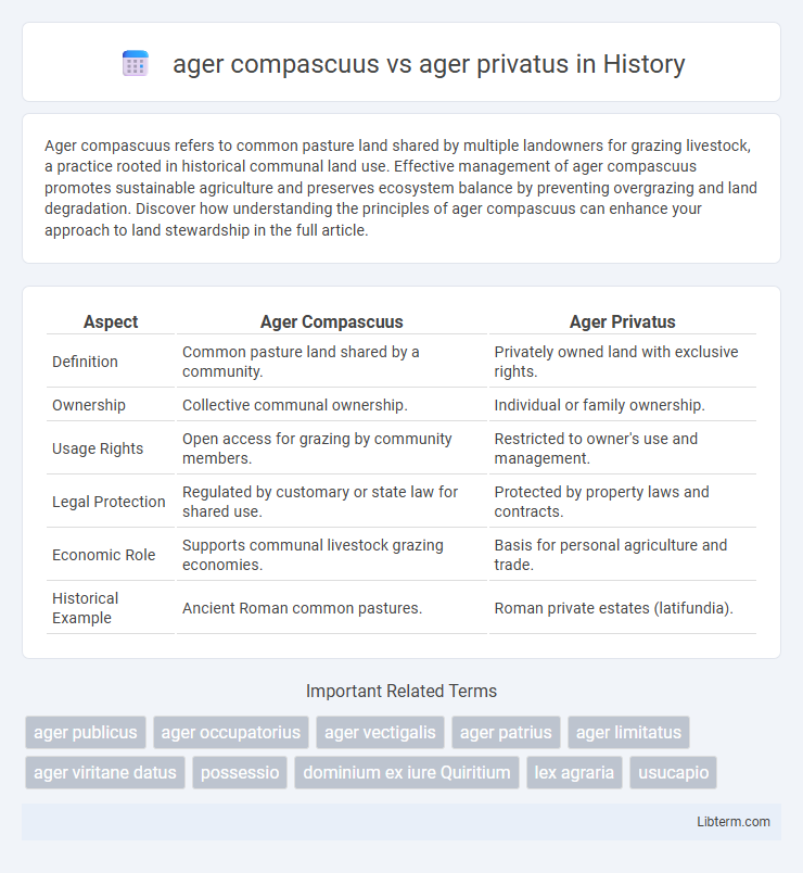 ager privatus vs ager compascuus in History - What is The Difference?