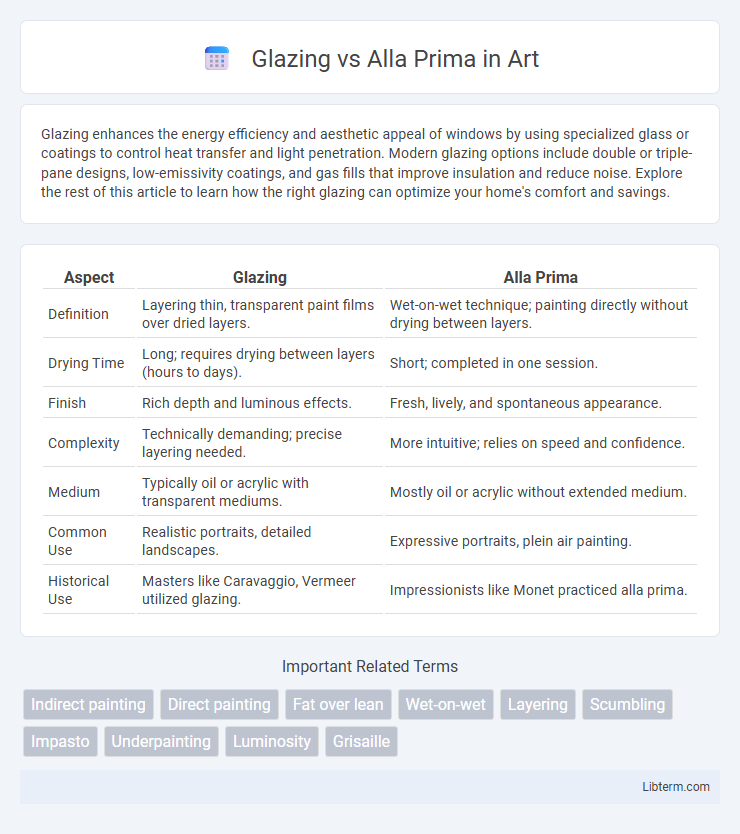 Alla Prima vs Glazing in Art - What is The Difference?