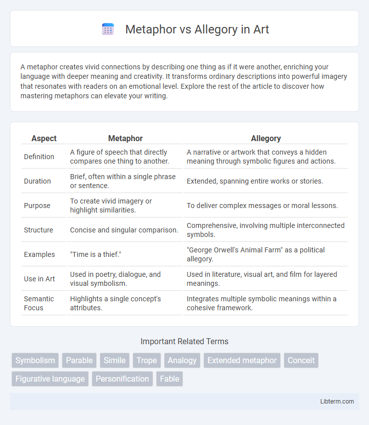 Allegory vs Metaphor in Art - What is The Difference?