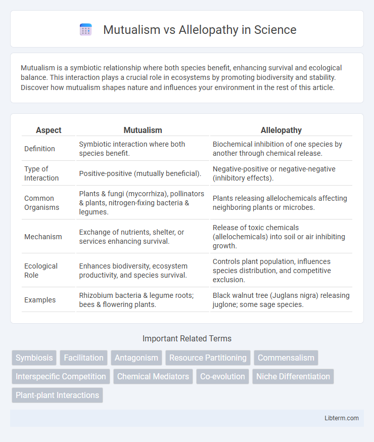 Allelopathy vs Mutualism in Science - What is The Difference?
