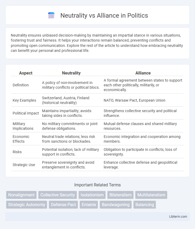 Alliance vs Neutrality in Politics - What is The Difference?