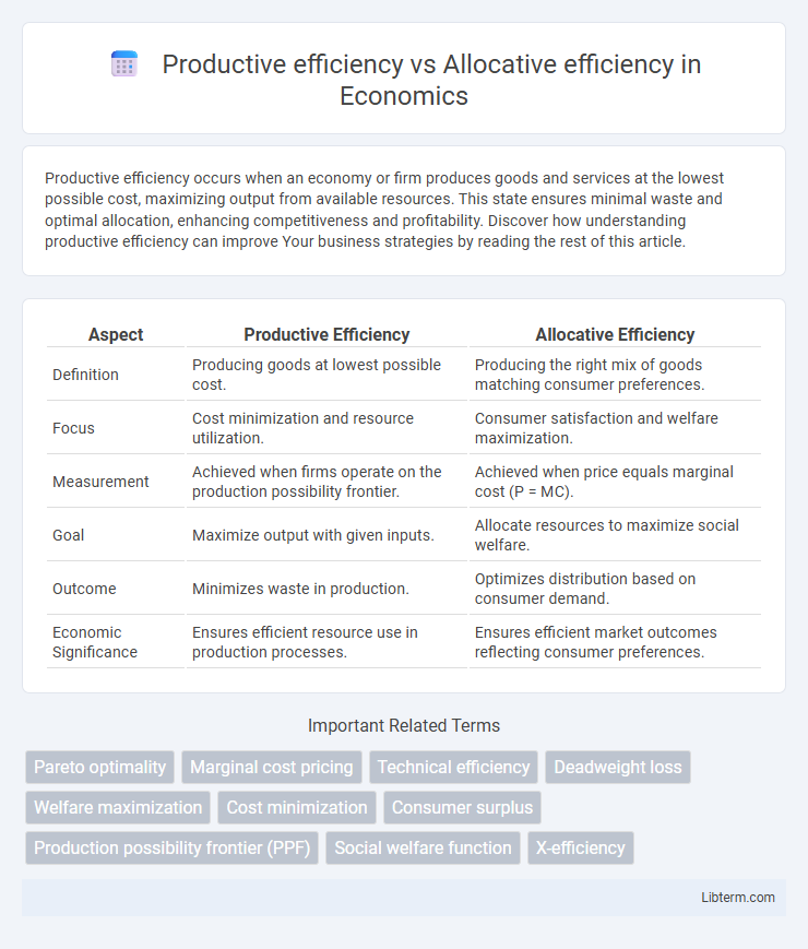 Allocative efficiency vs Productive efficiency in Economics - What is The Difference?