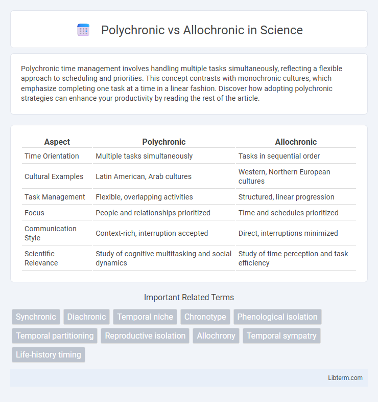 Allochronic vs Polychronic in Science - What is The Difference?