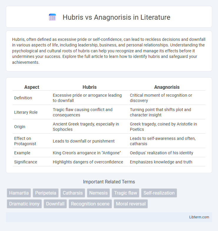 Anagnorisis vs Hubris in Literature - What is The Difference?