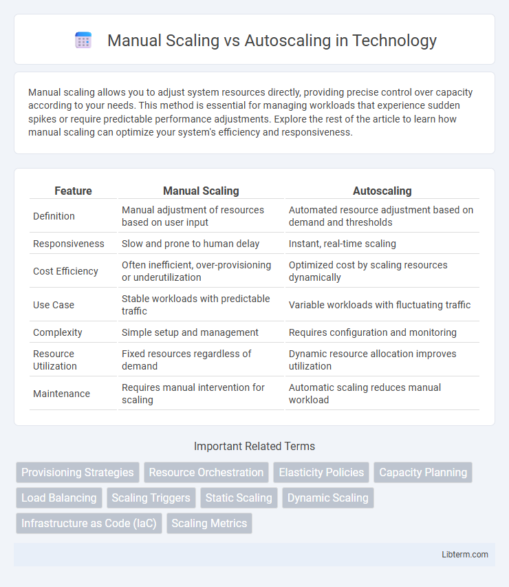 Autoscaling vs Manual Scaling in Technology - What is The Difference?