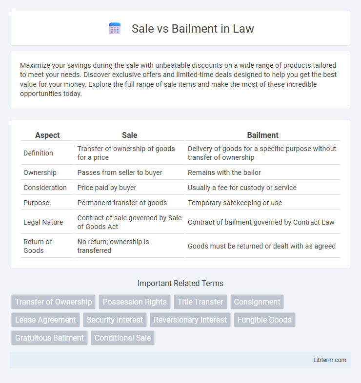 Bailment vs Sale in Law - What is The Difference?