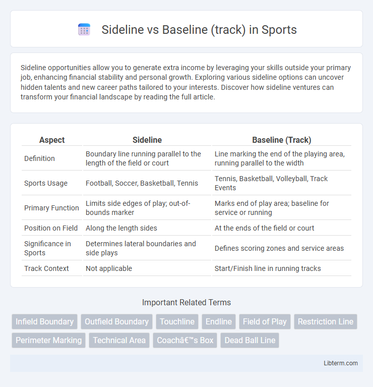 Baseline (track) vs Sideline in Sports - What is The Difference?