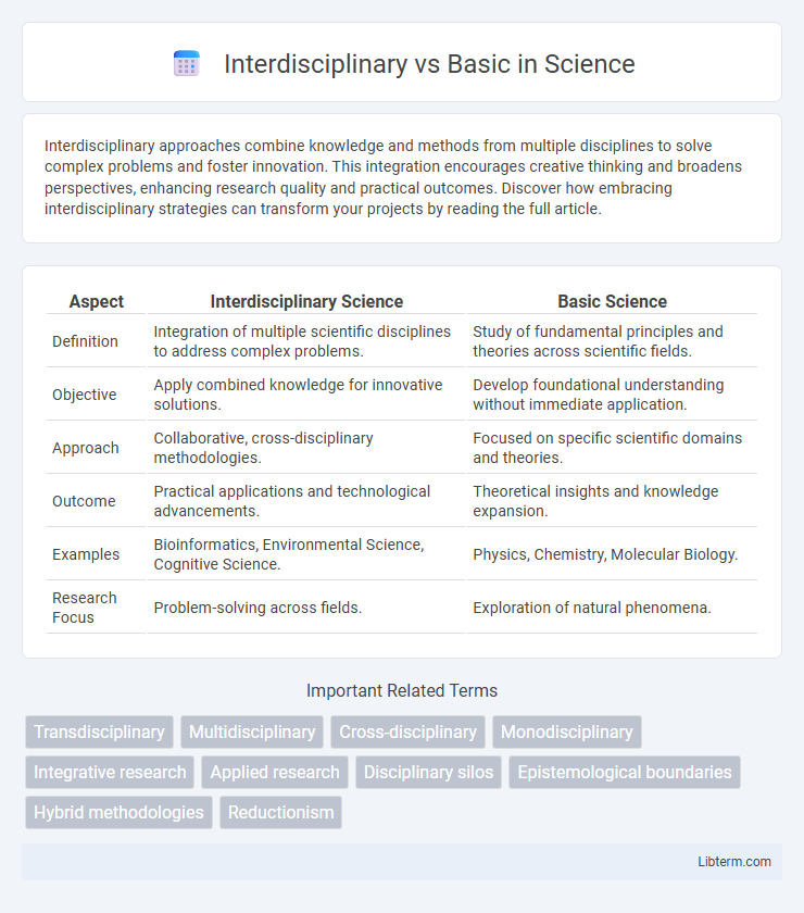 Basic vs Interdisciplinary in Science - What is The Difference?