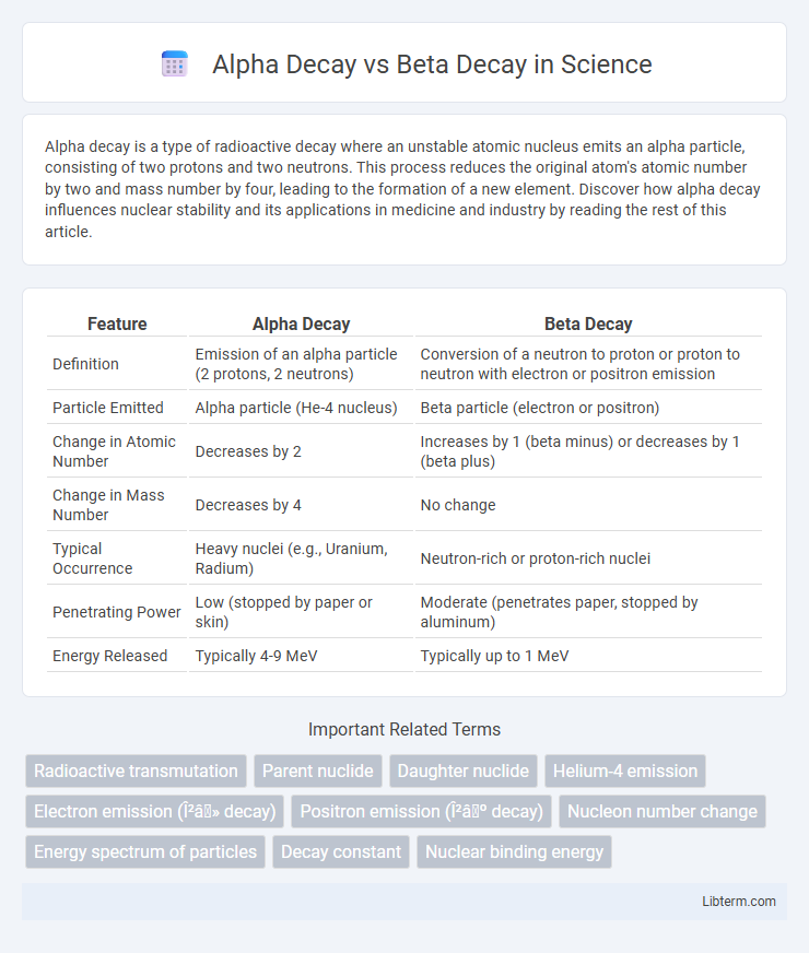 Beta Decay vs Alpha Decay in Science - What is The Difference?