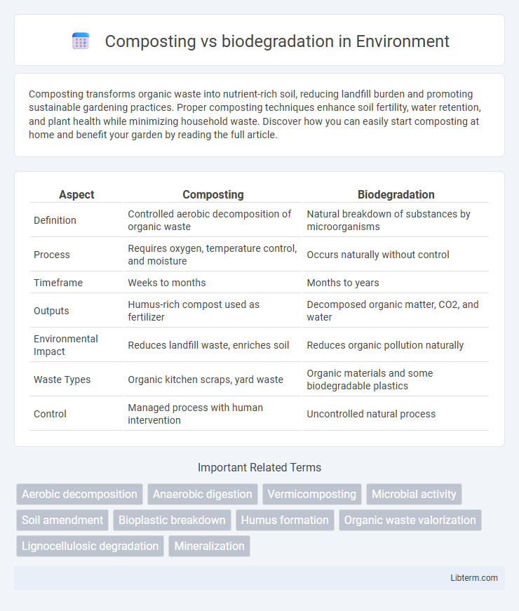 biodegradation vs Composting in Environment - What is The Difference?