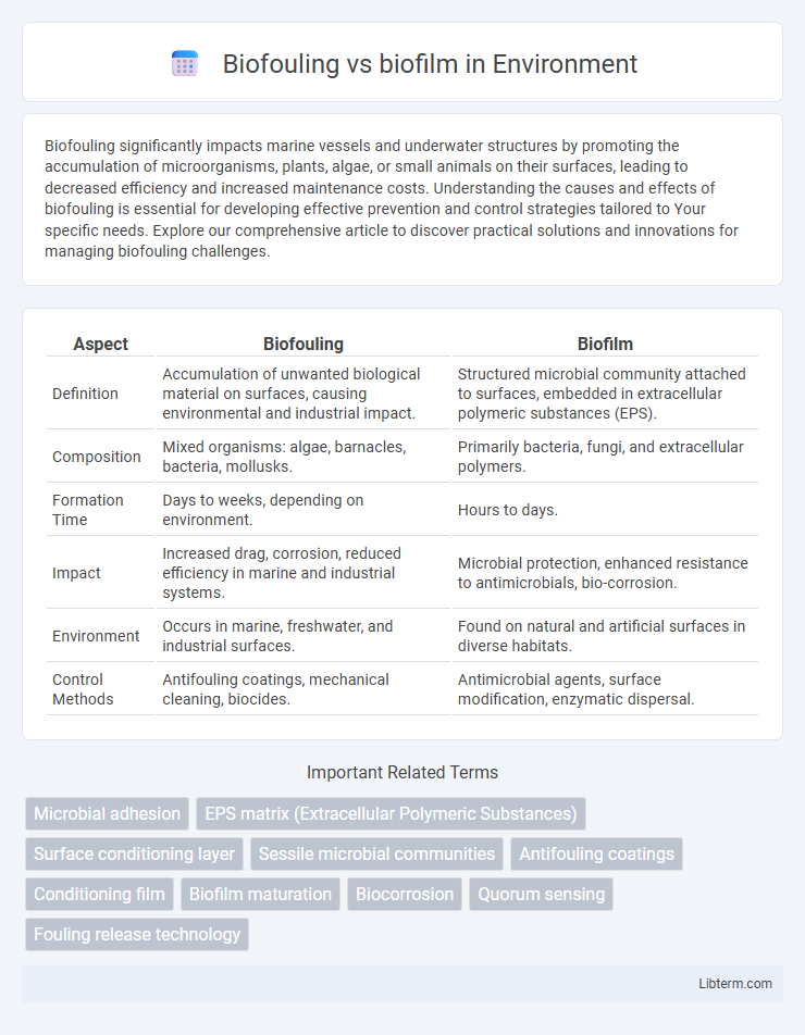 biofilm vs Biofouling in Environment - What is The Difference?
