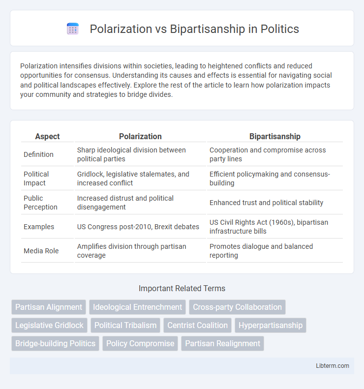 Bipartisanship vs Polarization in Politics - What is The Difference?