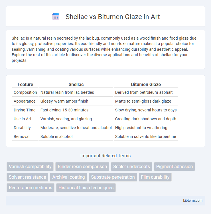 Bitumen Glaze vs Shellac in Art - What is The Difference?