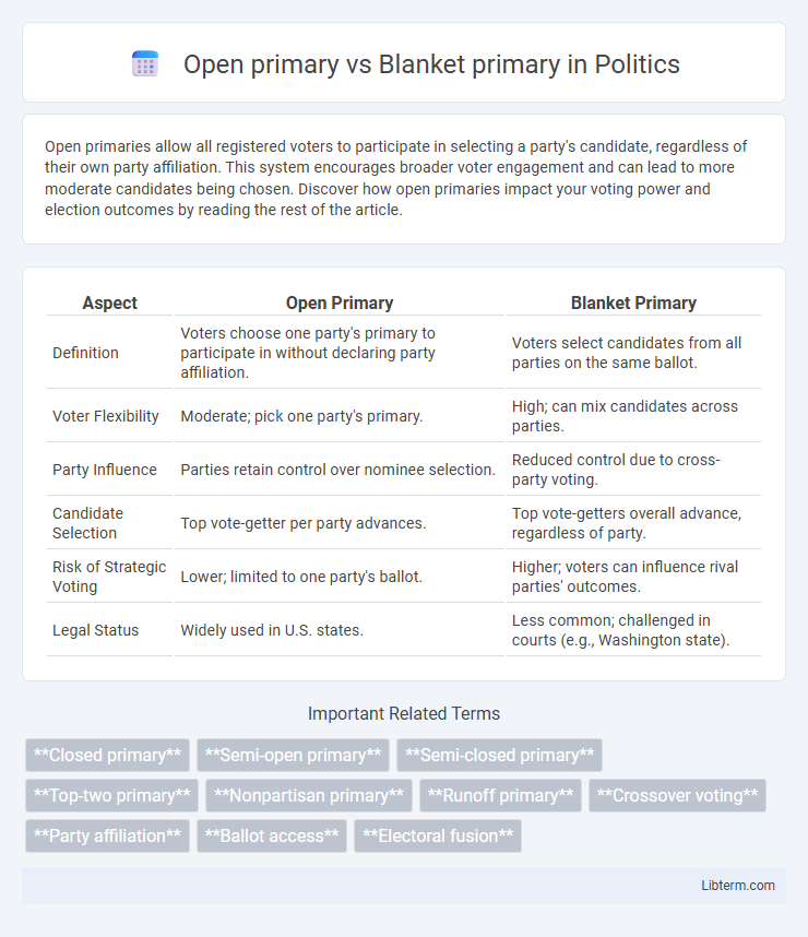 Blanket primary vs Open primary in Politics - What is The Difference?