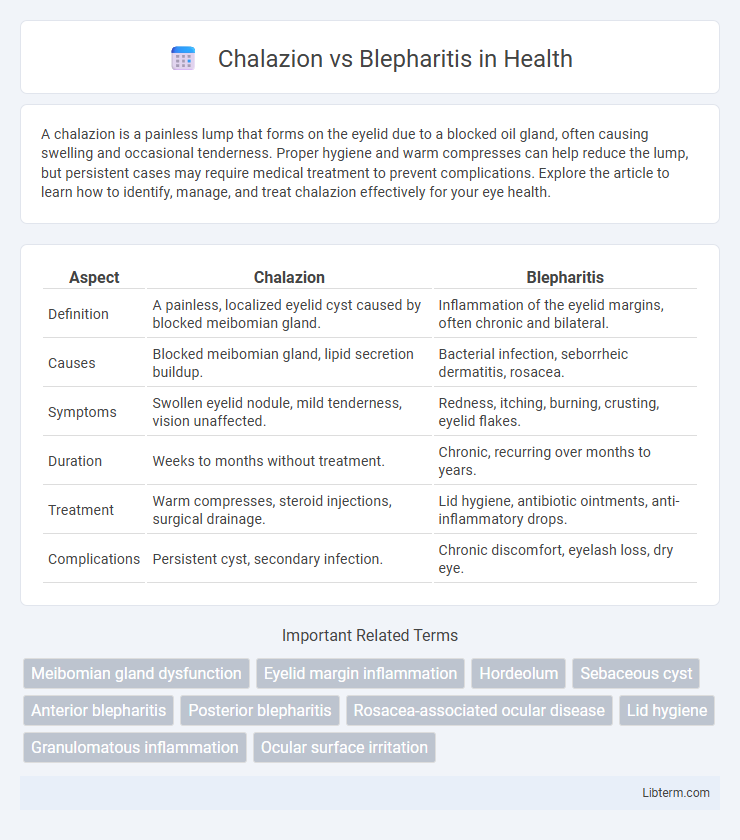 Blepharitis vs Chalazion in Health - What is The Difference?