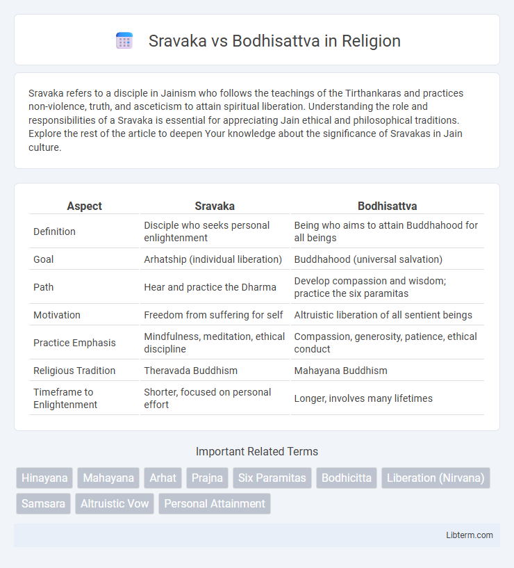 Bodhisattva vs Sravaka in Religion - What is The Difference?