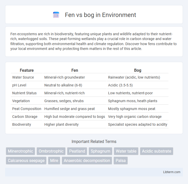 bog vs Fen in Environment - What is The Difference?