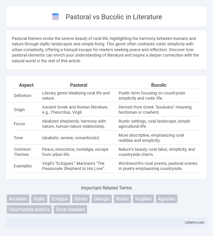 Bucolic vs Pastoral in Literature - What is The Difference?