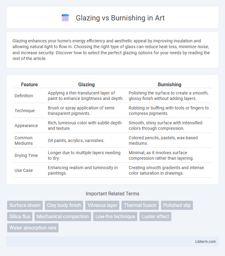 Burnishing vs Glazing in Art - What is The Difference?