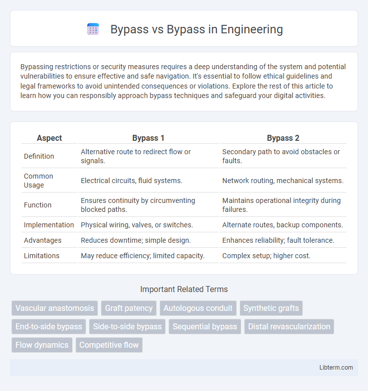 Bypass vs Bypass in Engineering - What is The Difference?