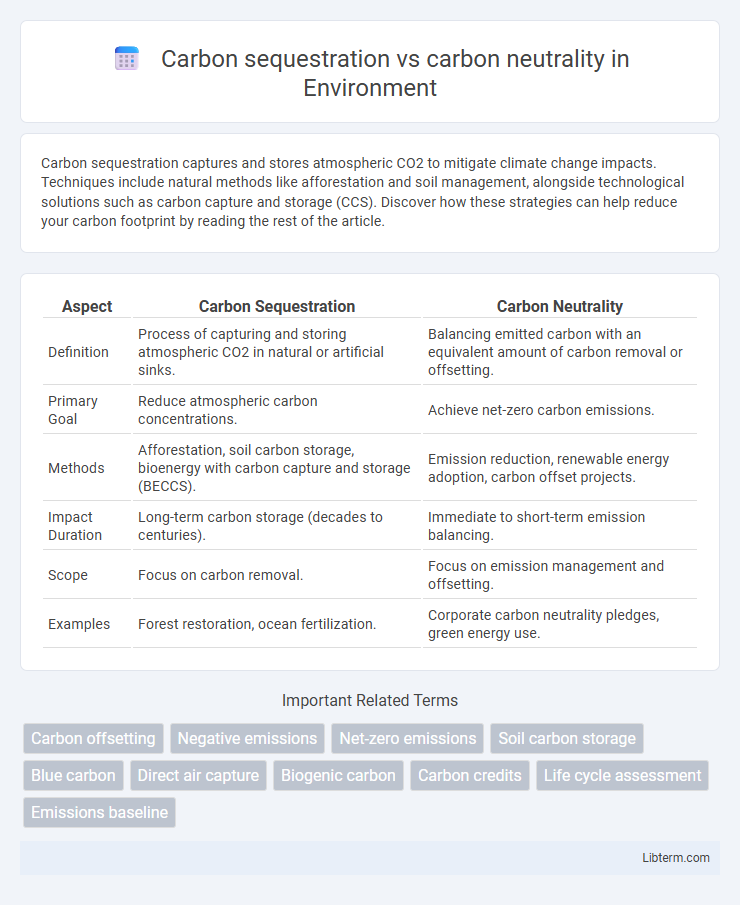carbon neutrality vs Carbon sequestration in Environment - What is The Difference?