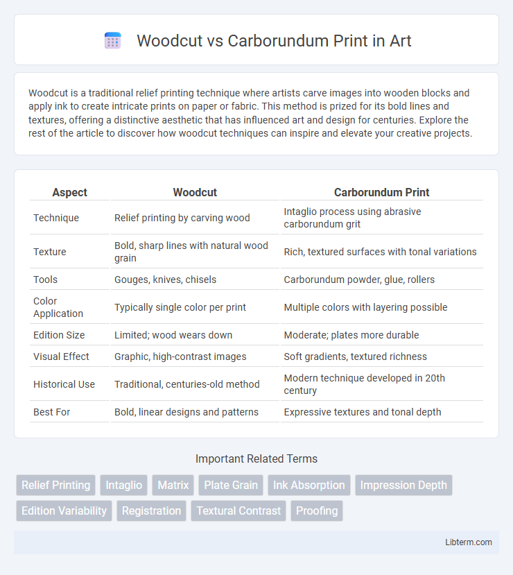 Carborundum Print vs Woodcut in Art - What is The Difference?