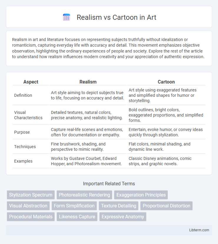 Cartoon vs Realism in Art - What is The Difference?
