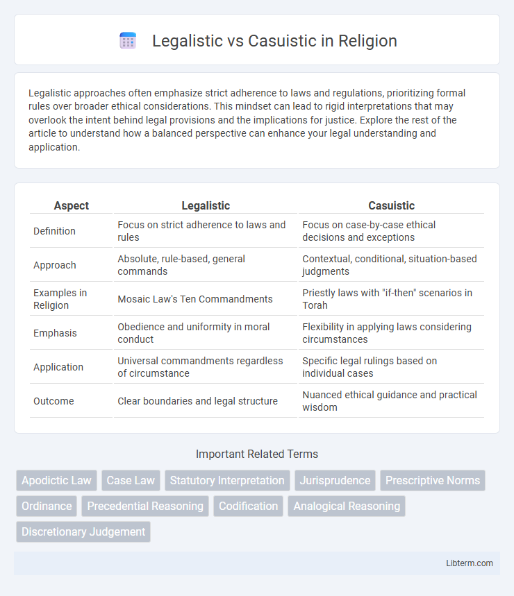 Casuistic vs Legalistic in Religion - What is The Difference?