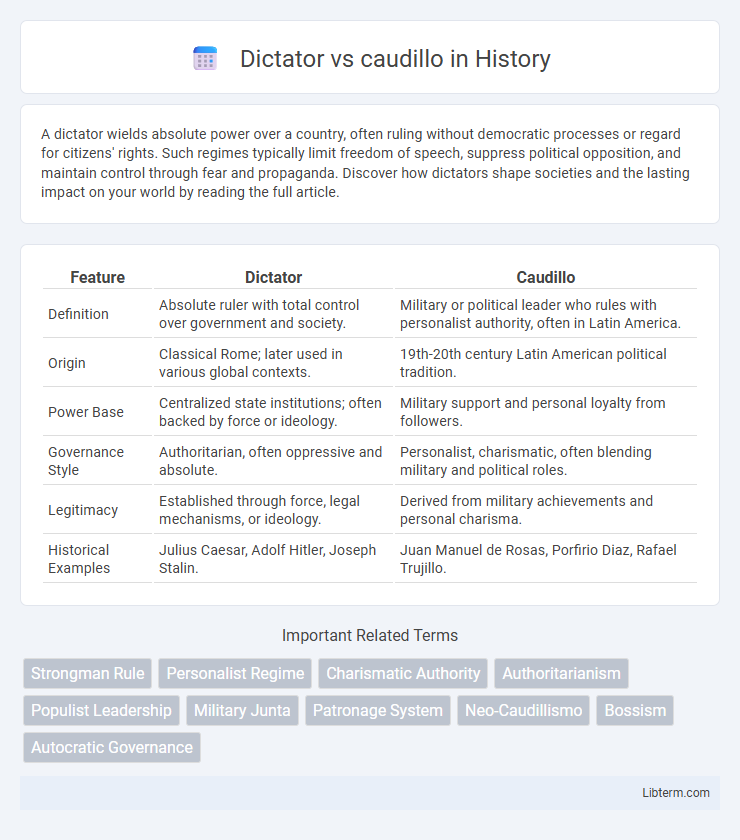 caudillo vs Dictator in History - What is The Difference?