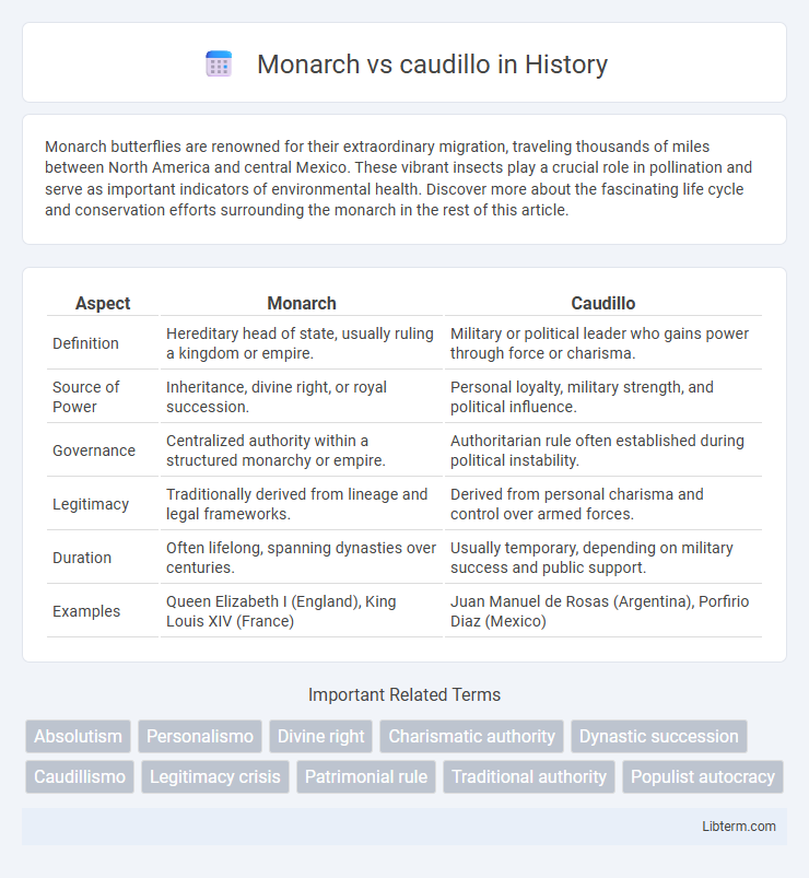 caudillo vs Monarch in History - What is The Difference?