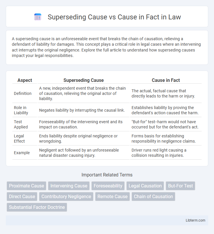 Cause in Fact vs Superseding Cause in Law - What is The Difference?
