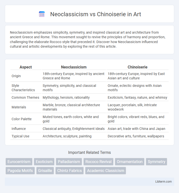 Chinoiserie vs Neoclassicism in Art - What is The Difference?