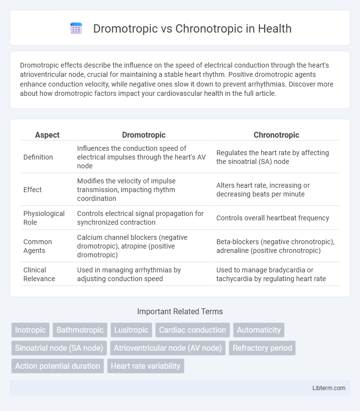 Chronotropic vs Dromotropic in Health - What is The Difference?