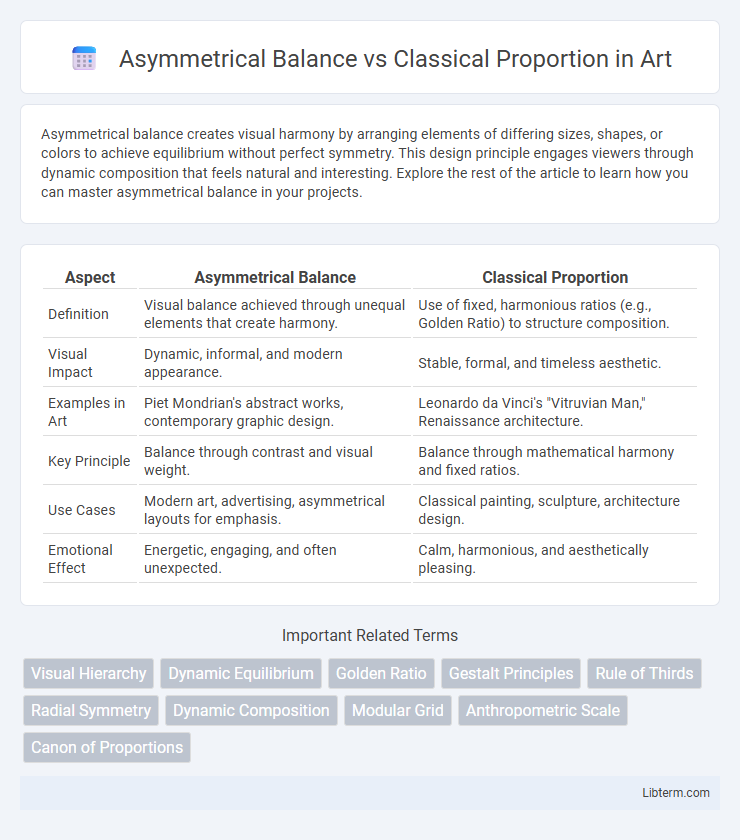 Classical Proportion vs Asymmetrical Balance in Art - What is The Difference?