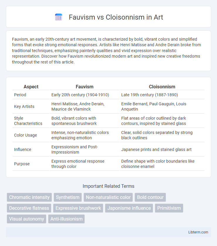Cloisonnism vs Fauvism in Art - What is The Difference?