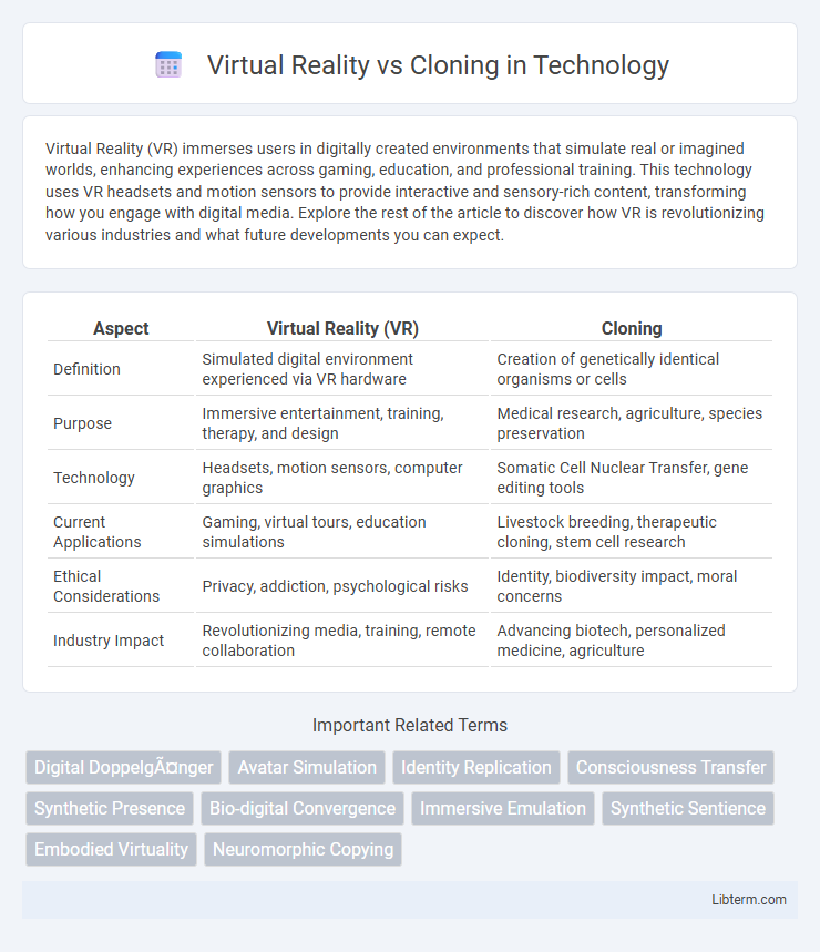 Cloning vs Virtual Reality in Technology - What is The Difference?