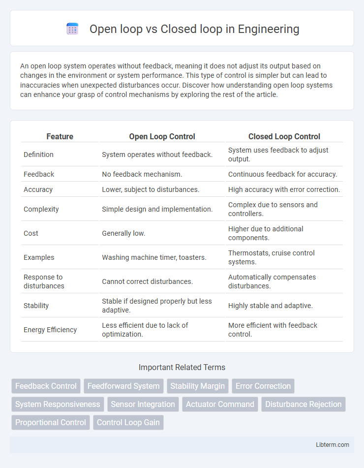 Closed loop vs Open loop in Engineering - What is The Difference?