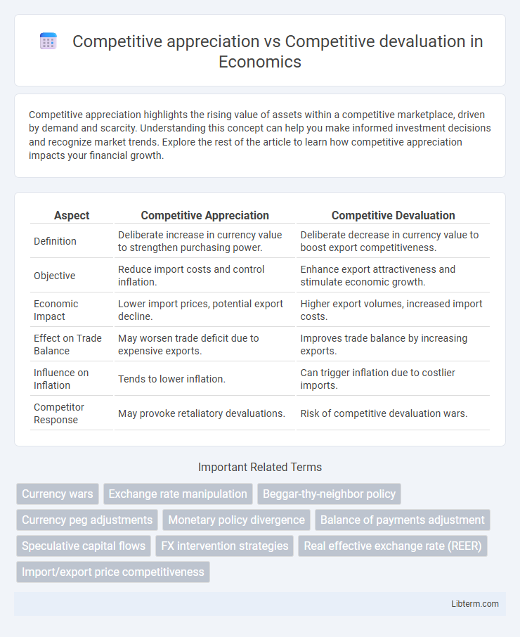 Competitive devaluation vs Competitive appreciation in Economics - What is The Difference?