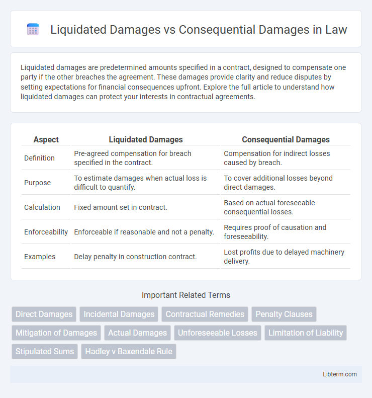 Consequential Damages vs Liquidated Damages in Law - What is The Difference?
