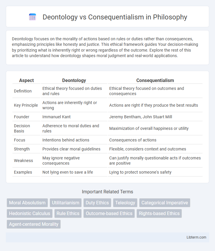 Consequentialism vs Deontology in Philosophy - What is The Difference?
