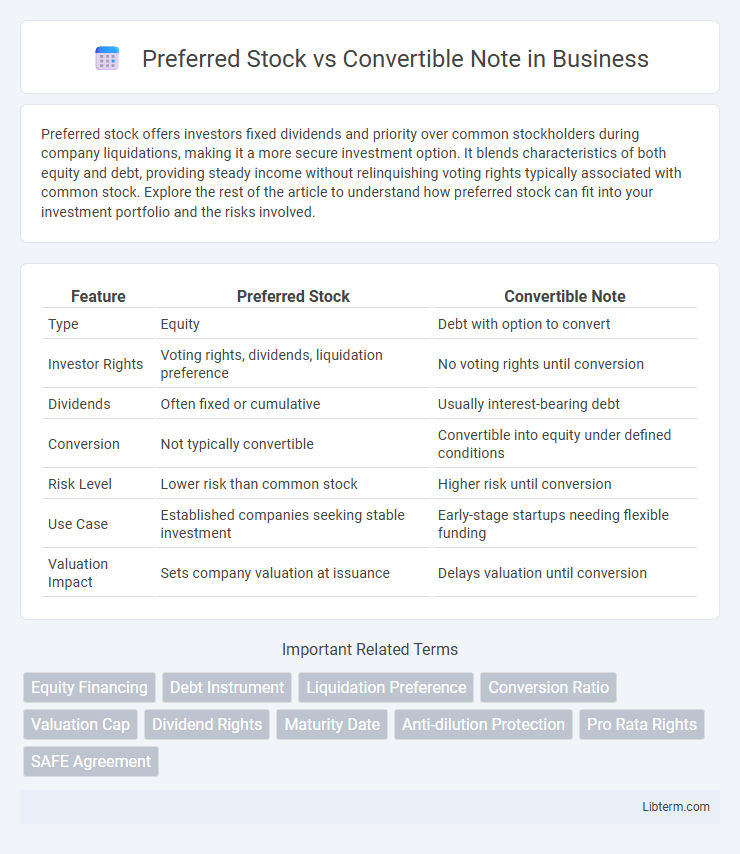 Convertible Note vs Preferred Stock in Business - What is The Difference?