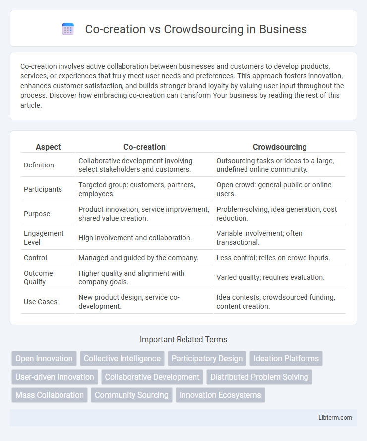 Crowdsourcing vs Co-creation in Business - What is The Difference?