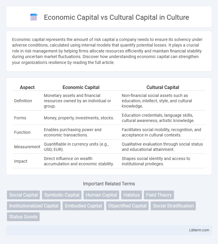 Cultural Capital vs Economic Capital in Culture - What is The Difference?