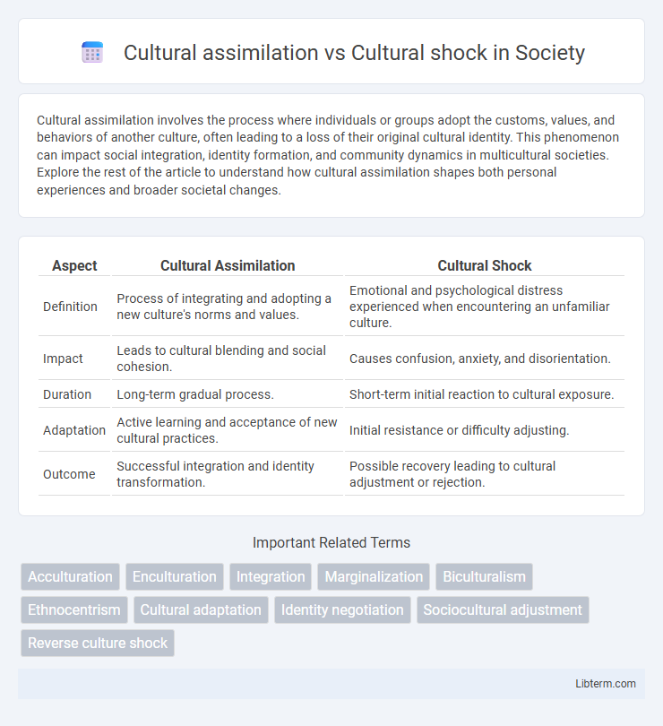 Cultural shock vs Cultural assimilation in Society - What is The Difference?