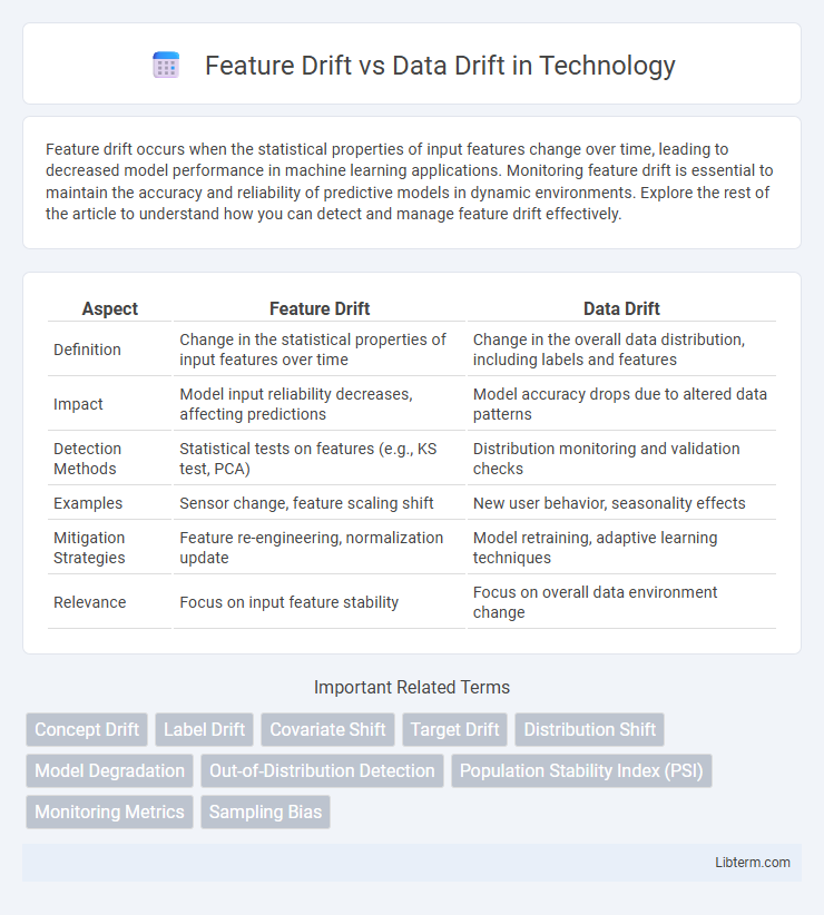 Data Drift vs Feature Drift in Technology - What is The Difference?