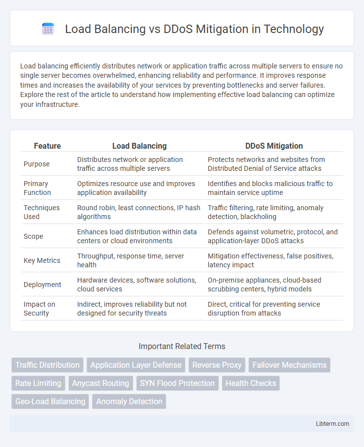 DDoS Mitigation vs Load Balancing in Technology - What is The Difference?