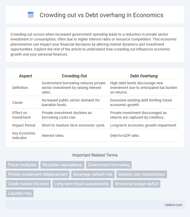Debt overhang vs Crowding out in Economics - What is The Difference?