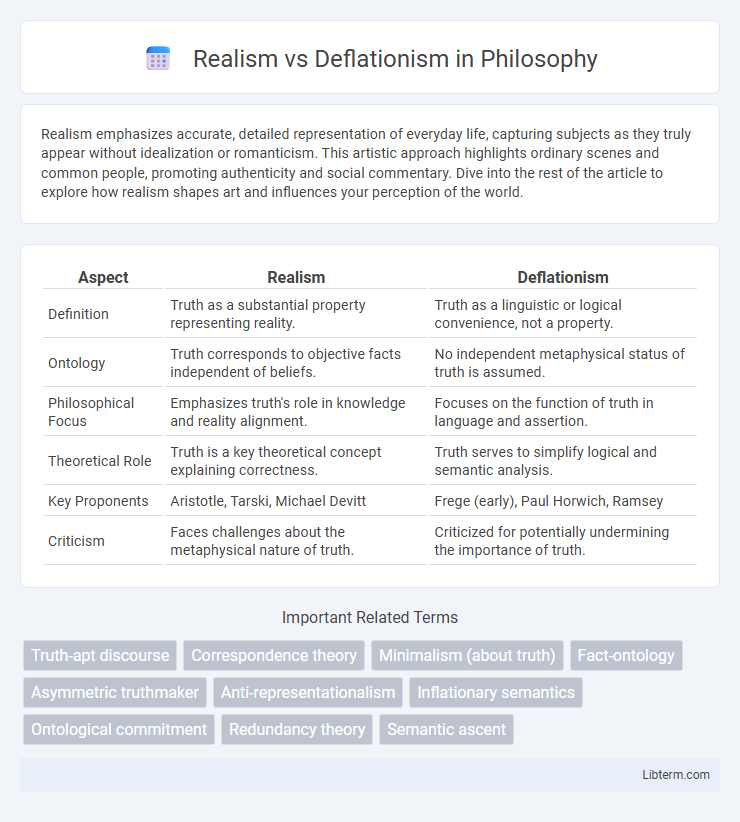 Deflationism vs Realism in Philosophy - What is The Difference?