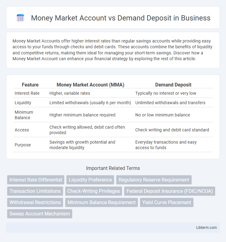 Demand Deposit vs Money Market Account in Business - What is The Difference?