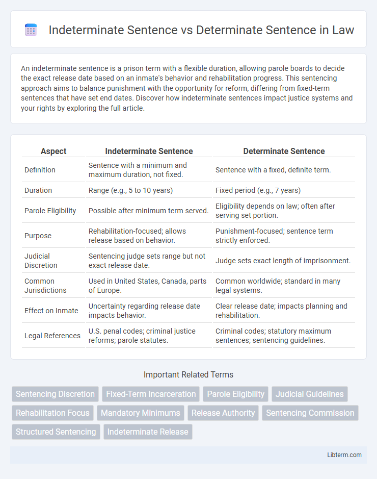Determinate Sentence vs Indeterminate Sentence in Law - What is The Difference?
